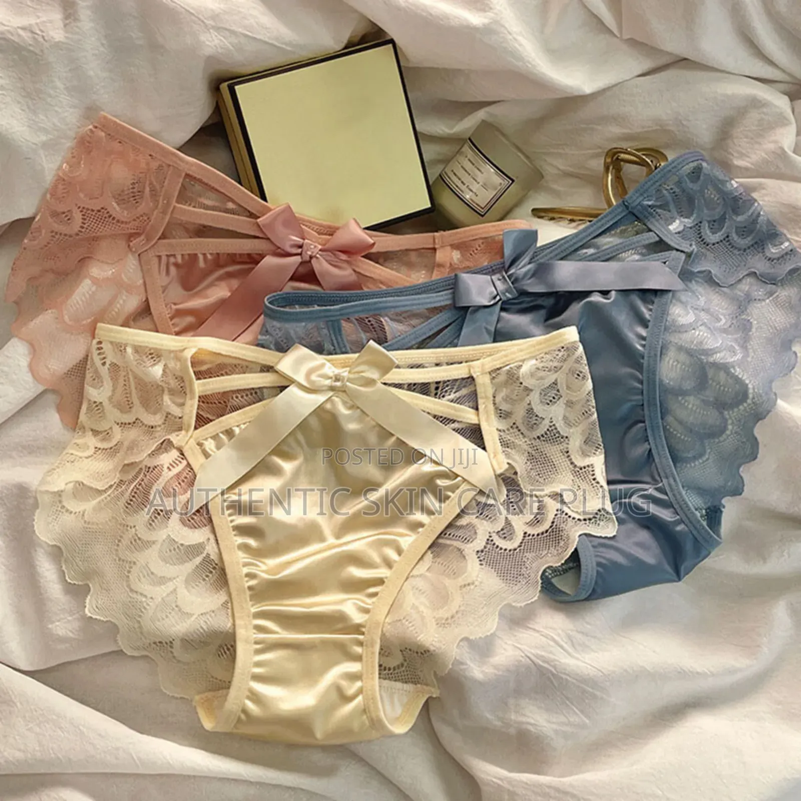 3pcs Satin,Stretch, Breathable, Cute Hipster Panties, Seamless Briefs,