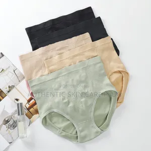 3pcs Womens High Waist Abdomen Lifting Panties in Plus Size for Women