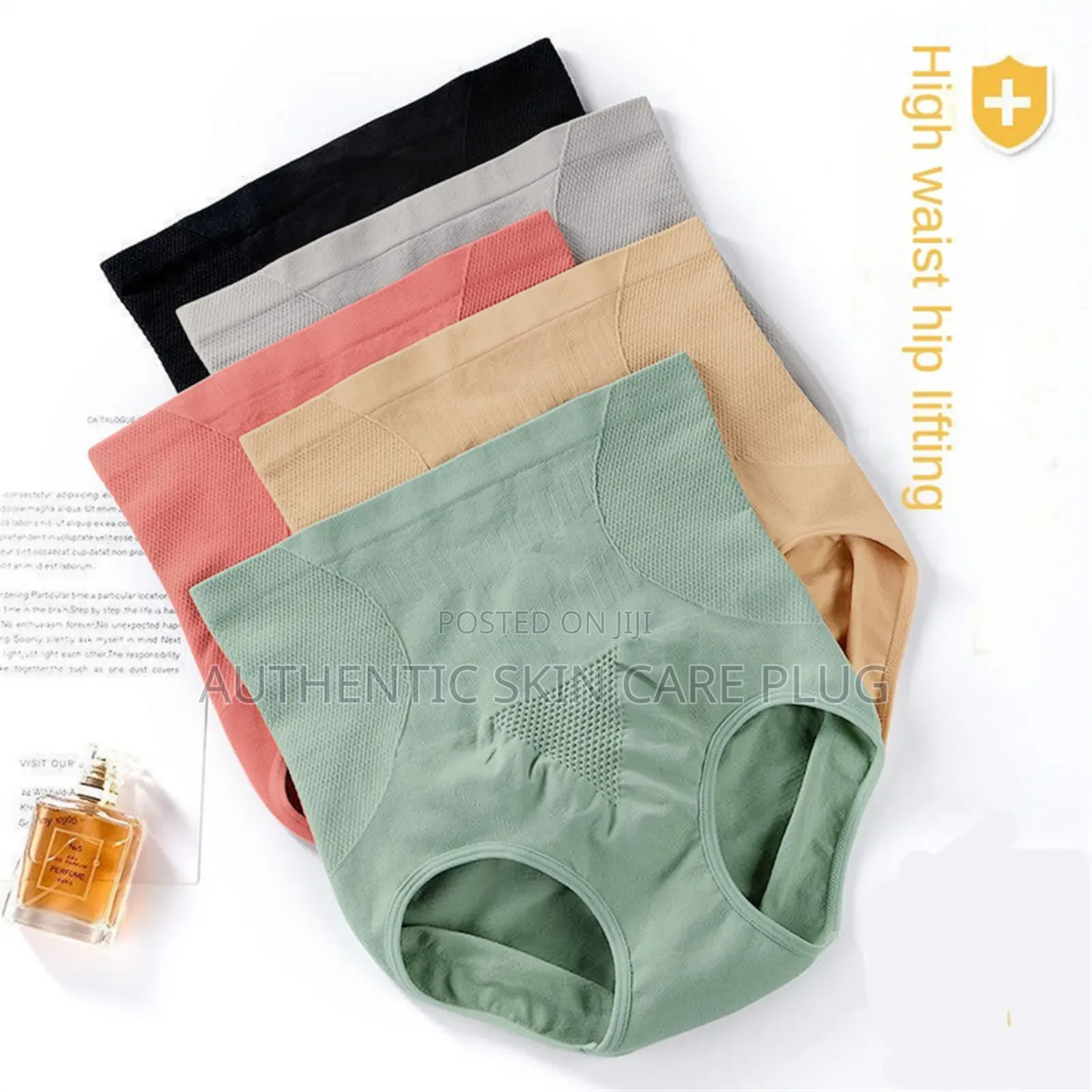 3pcs Womens High Waist Abdomen Lifting Panties in Plus Size for Women