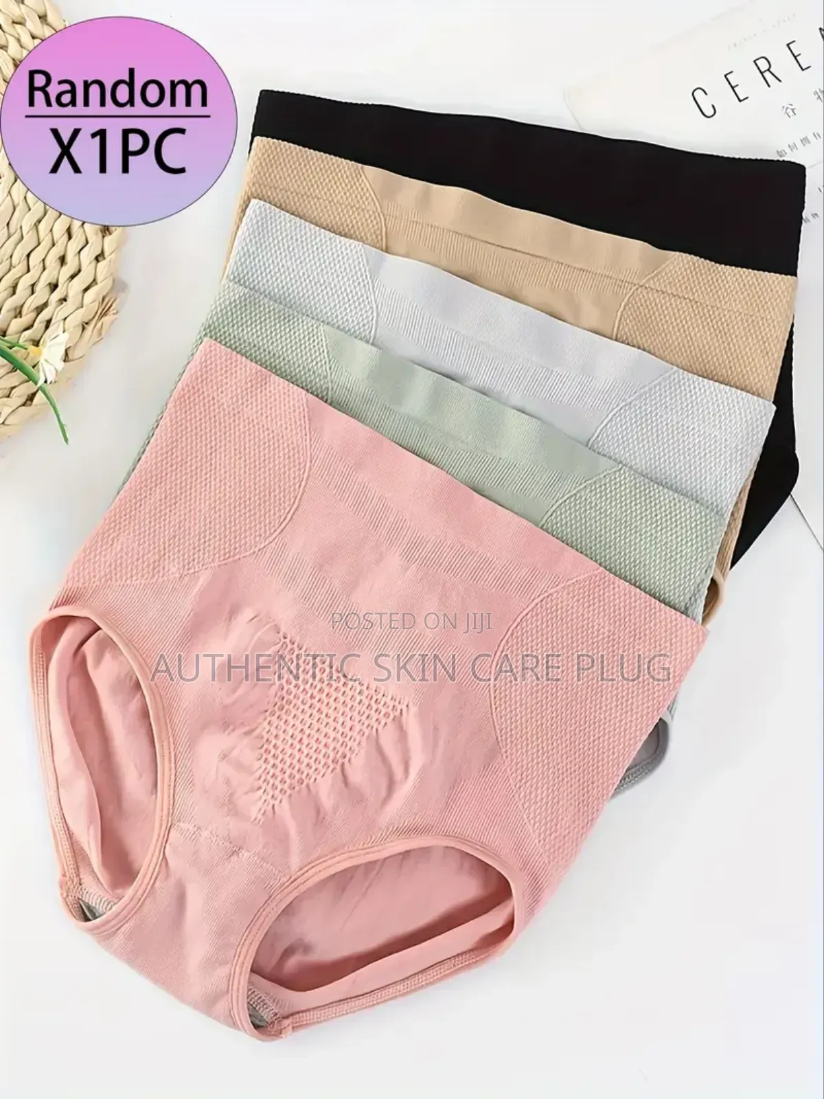 3pcs Womens High Waist Abdomen Lifting Panties in Plus Size for Women