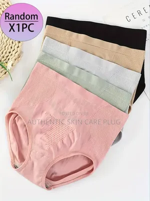 3pcs Womens High Waist Abdomen Lifting Panties in Plus Size for Women