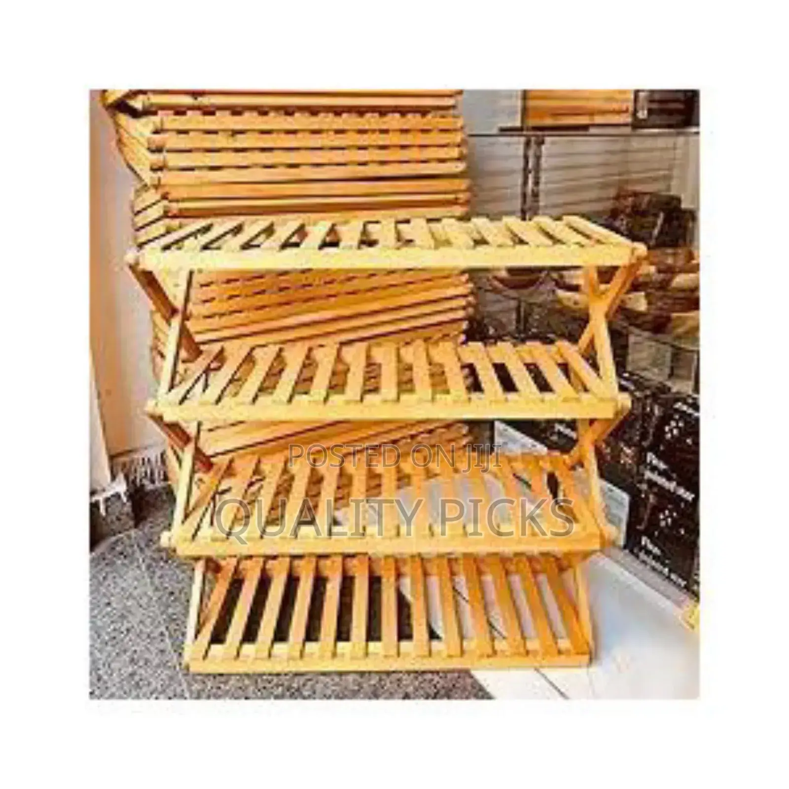 Bamboo Shoe Rack Organizer.