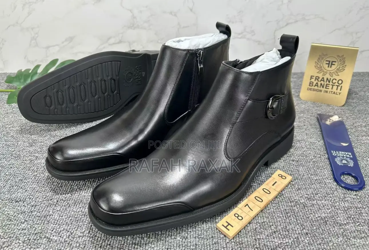 Original Men’S Franco Banetti Formal/Gentle Ankle Boots