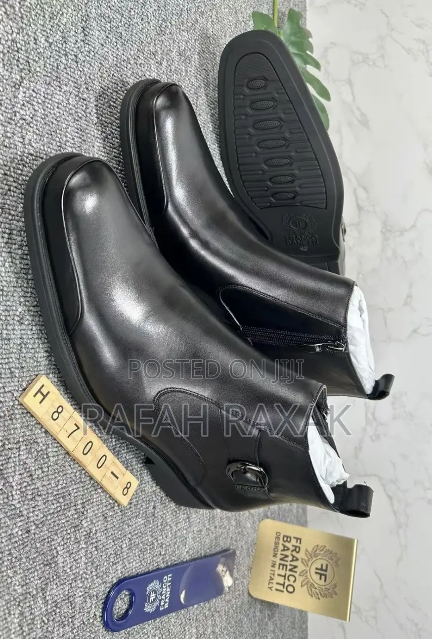 Original Men’S Franco Banetti Formal/Gentle Ankle Boots