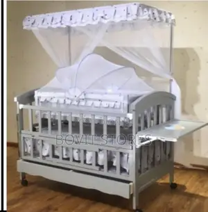 Baby Wooden Bed 2in1