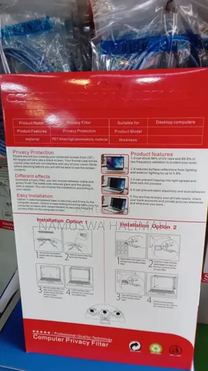 Privacy Filter For Notebooks And Lcd Monitors