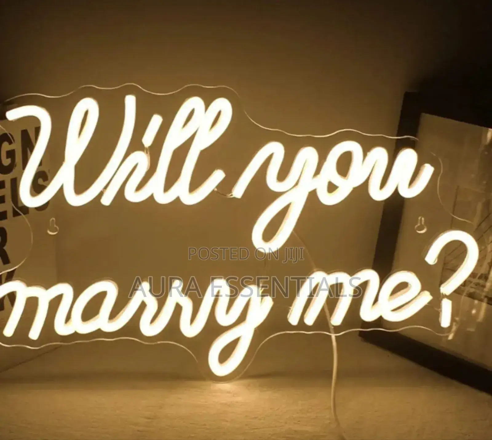 Will You Marry Led Neon Sign