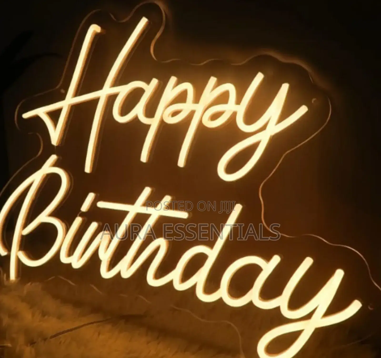 Happy Birthday Acrylic Led Party Neon Sign