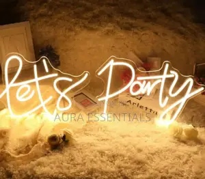 Let's Party Led Neon Sign