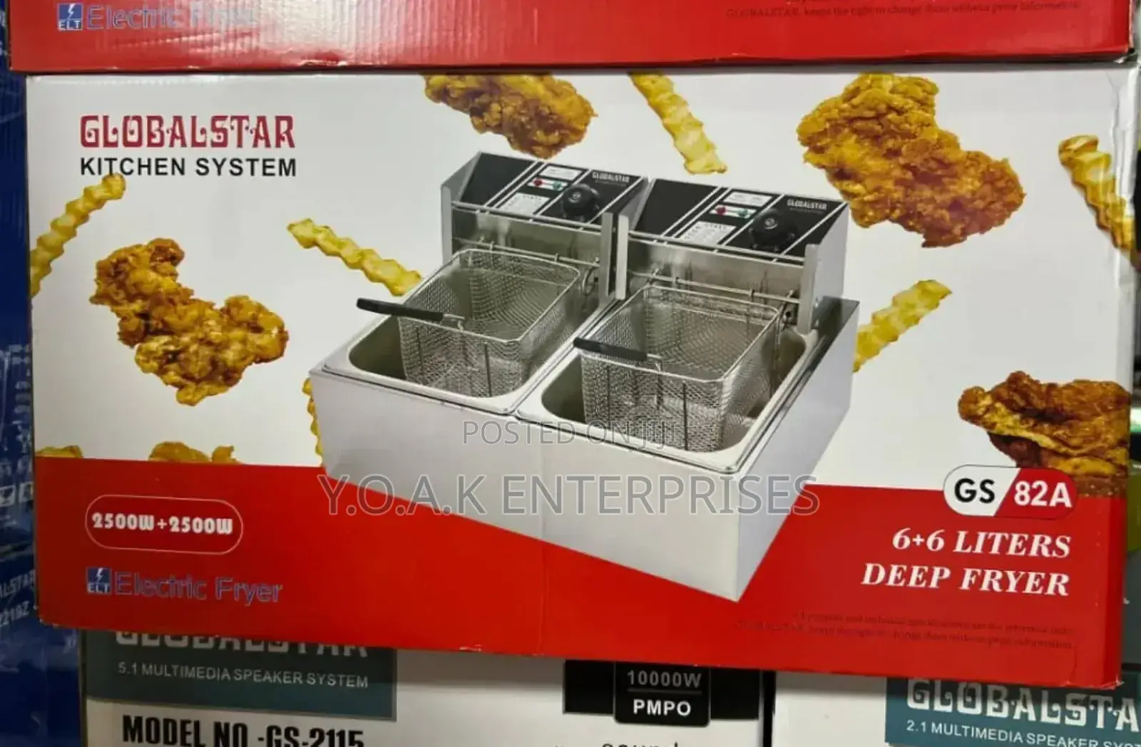 Deep Fryer Global Star Double