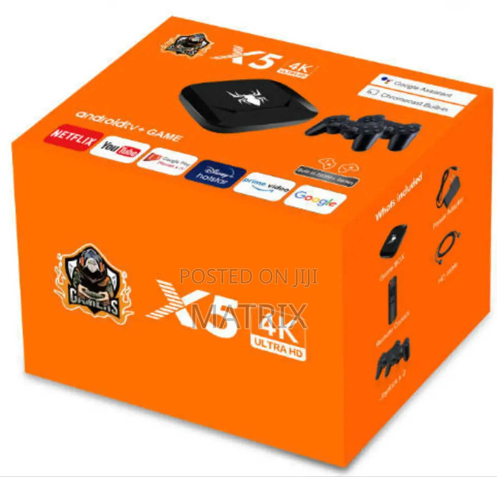 X5 Pro Android Tv Box That Turns A Tv Into A Smart Tv - Game Console