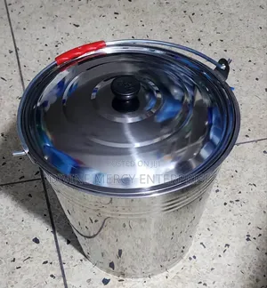 Stainless 20litre Bucket With Lid