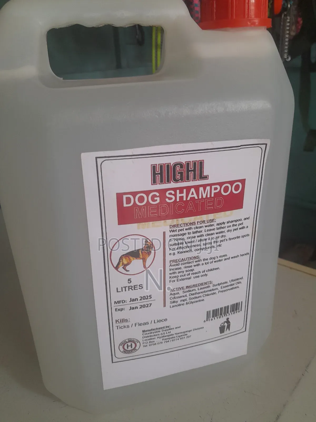 Highl Medicated Dog Shampoo( 5ltrs)
