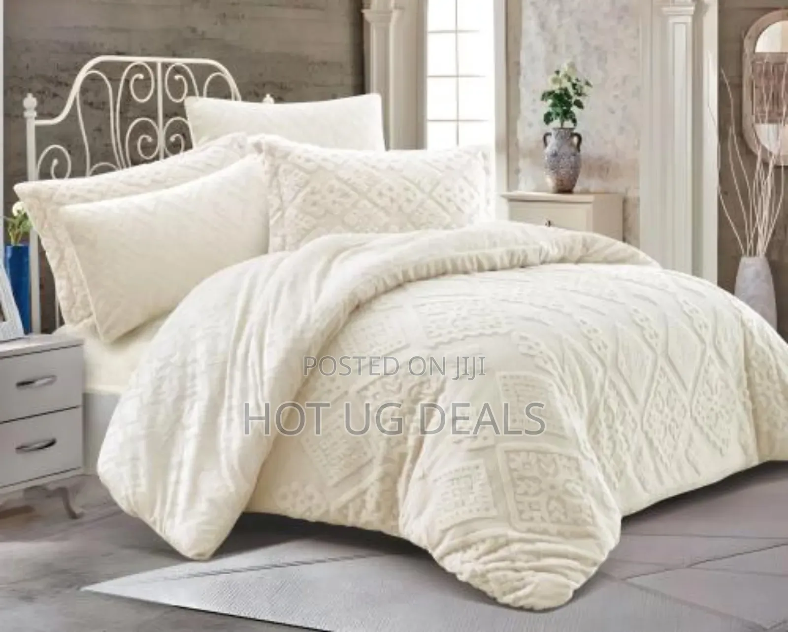 6x6 6pcs Tufted Duvet With 1bedsheet 1duvet 2 Cushions 2 Pillowcases