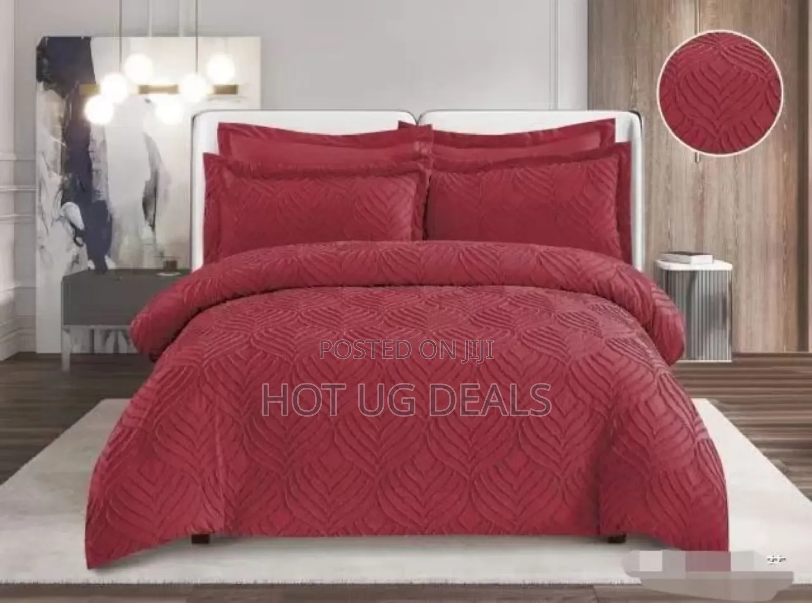 6x6 6pcs Tufted Duvet With 1bedsheet 1duvet 2 Cushions 2 Pillowcases
