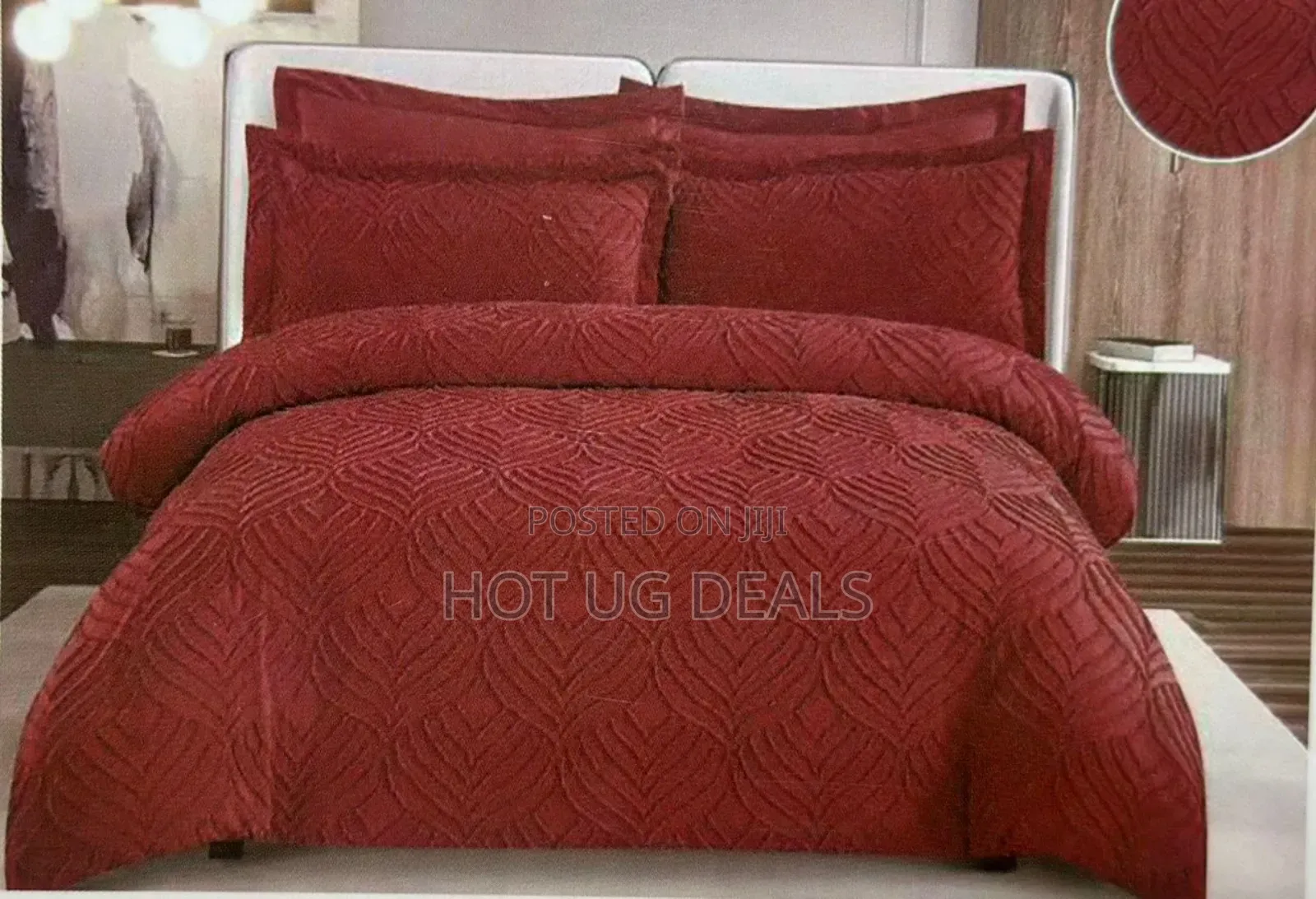 6x6 6pcs Tufted Duvet With 1bedsheet 1duvet 2 Cushions 2 Pillowcases
