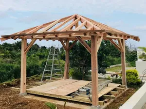 Wooden Gazebo House Supply and Installation Call Us On