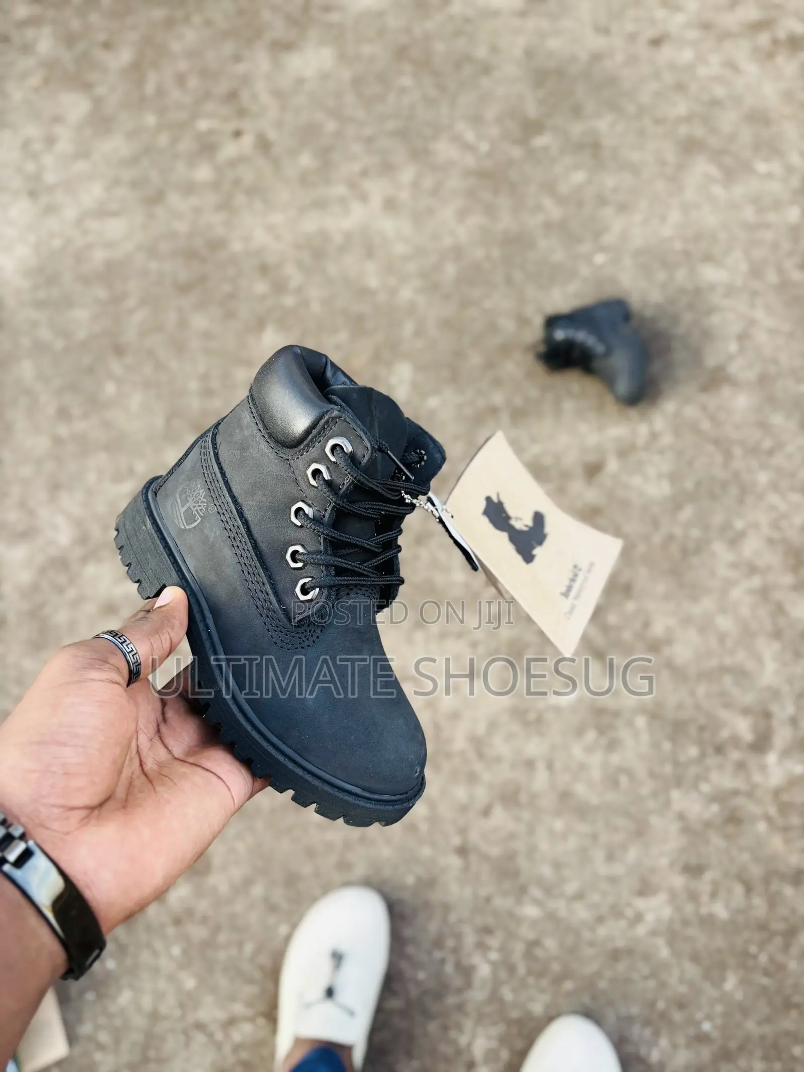 Kids Timberland Jungle Boots Black