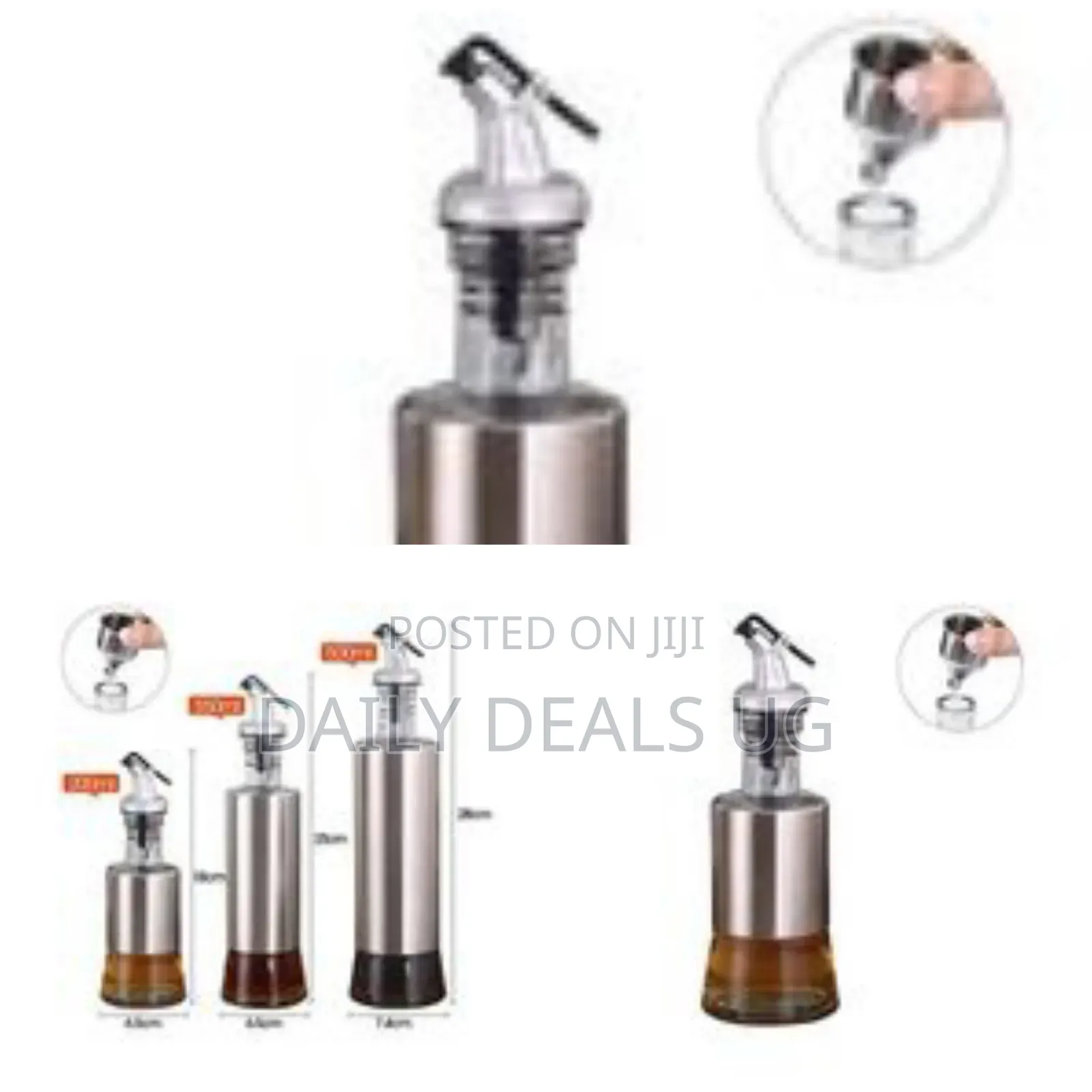 250ml Glass Vinegar Cooking Oil Dispenser Sauce Sprayer Bottle -Colour