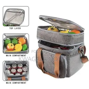 A Dual Compartment Insulated Lunch Bag/Cooler Bag