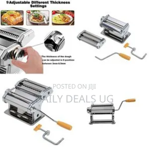 Pasta Maker Roller Machine, Manual Spaghetti, Noodles Maker Cutter