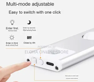 Multifunction Rechargeable Self Adhesive Motion Sensor Light