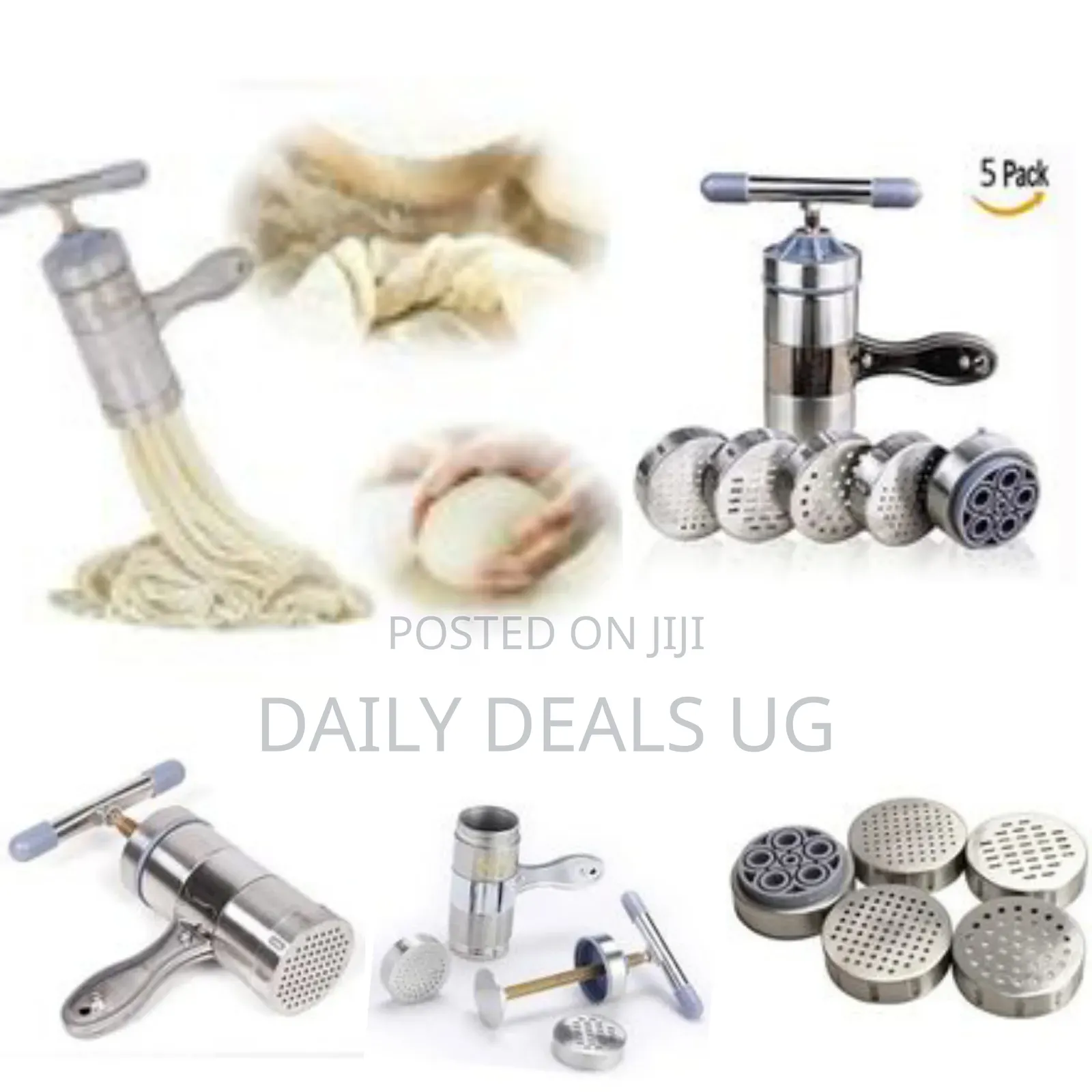 Kitchen Steel Noodle Maker Manual Spaghetti Pasta Press Machine