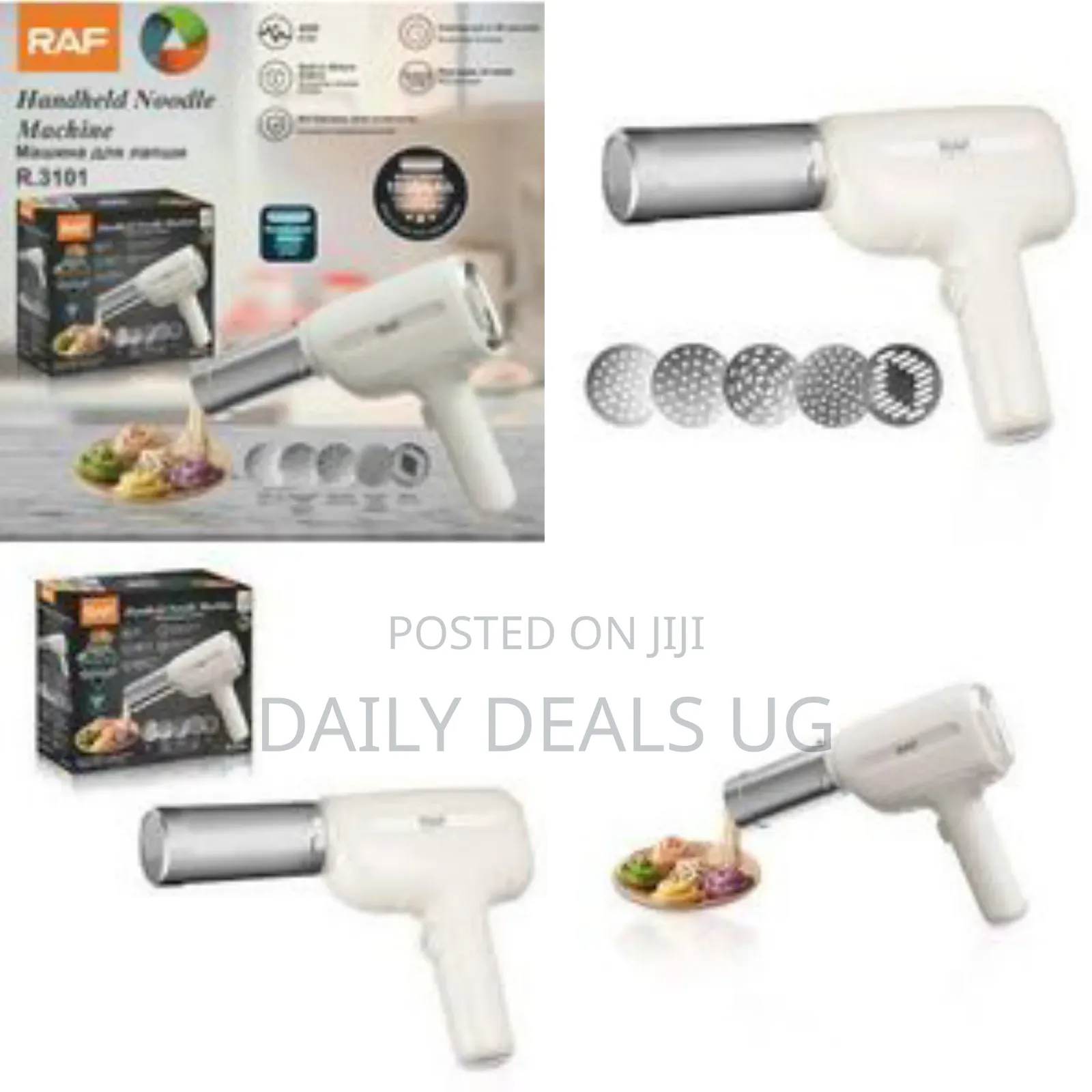 Raf Handheld Kitchen Automatic Electric Pasta Maker and Noodle Maker