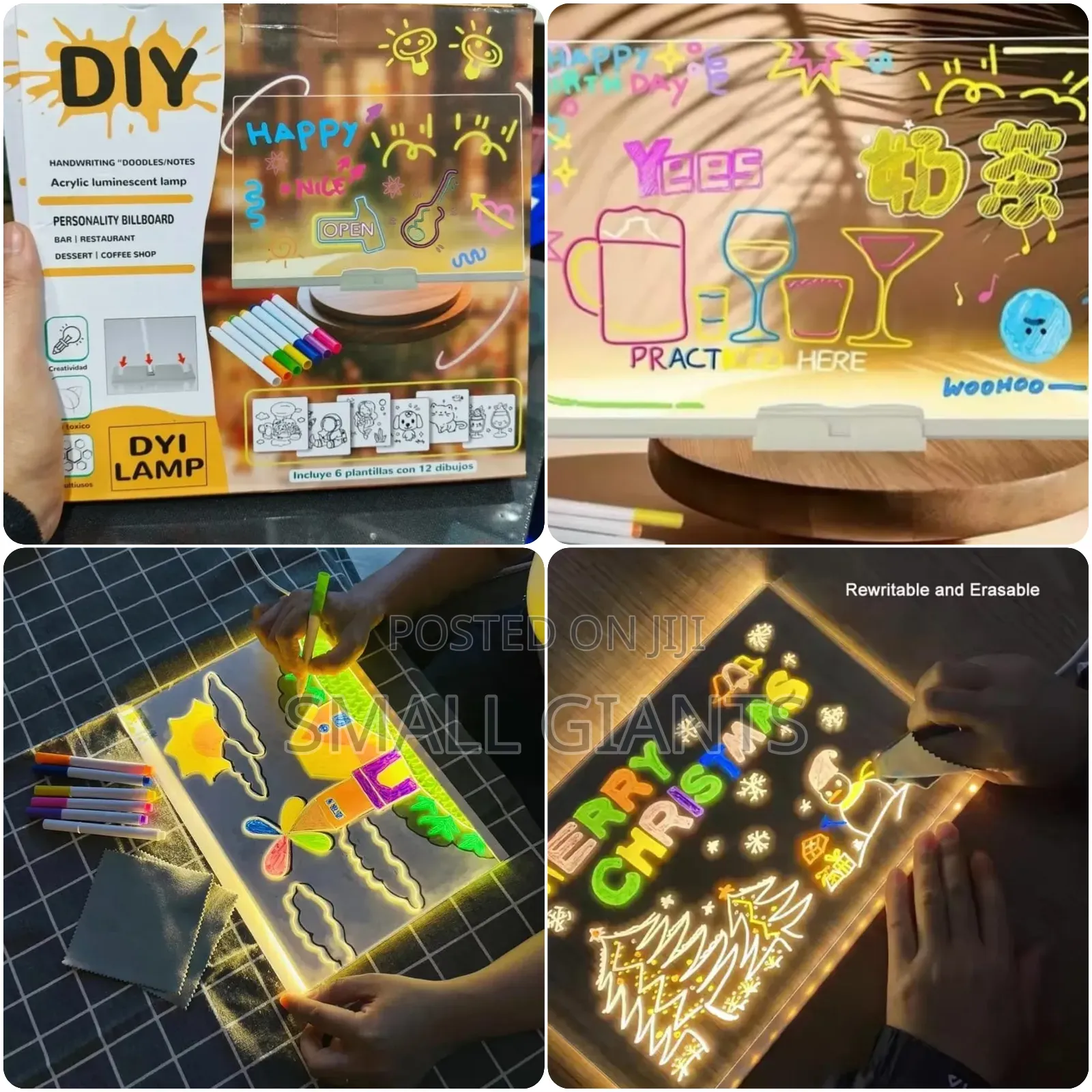 Led Acrylic Re-Writable and Erasable Board