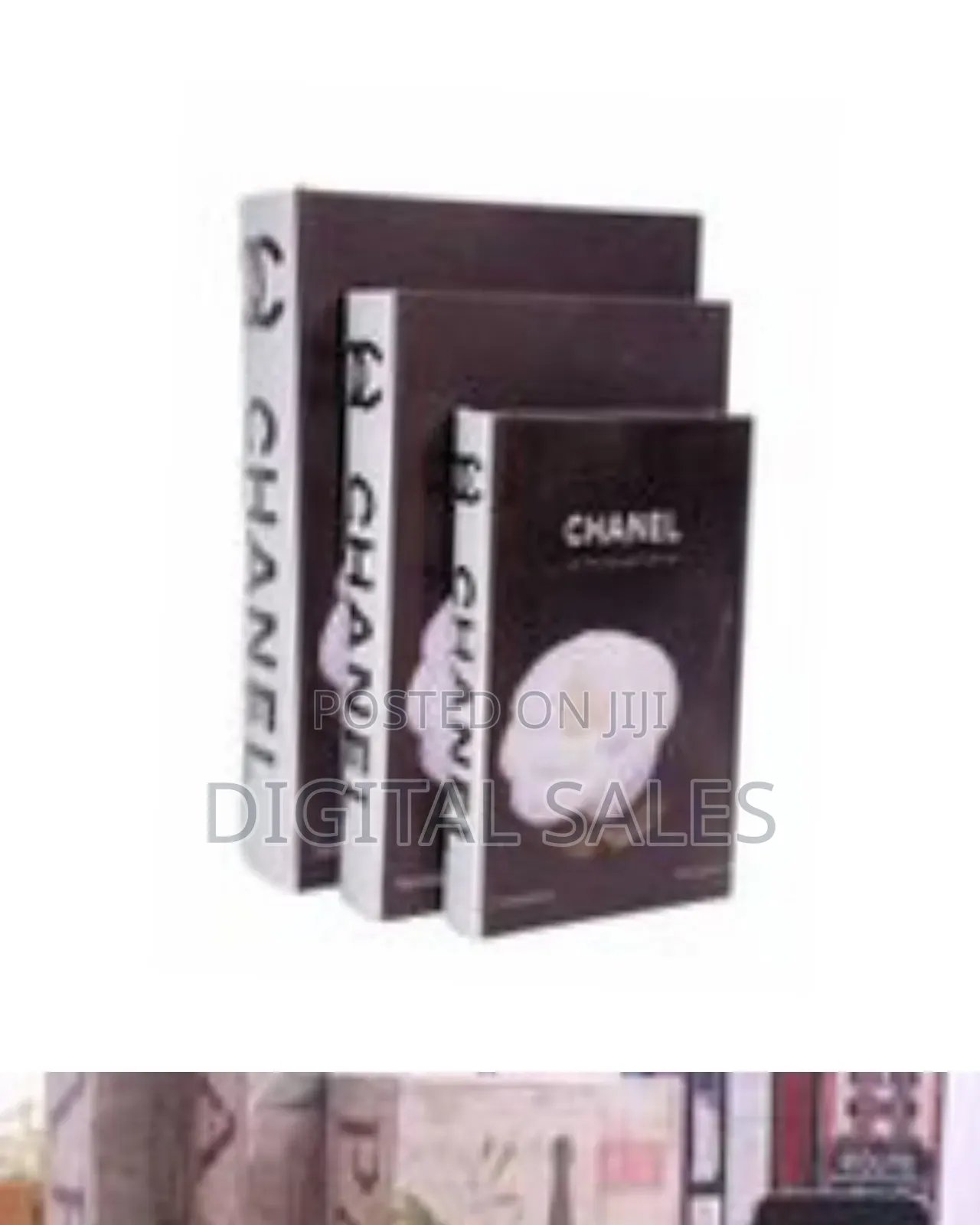 3 Pieces Faux Books for Decoration - Modern Fashion Decorative Books