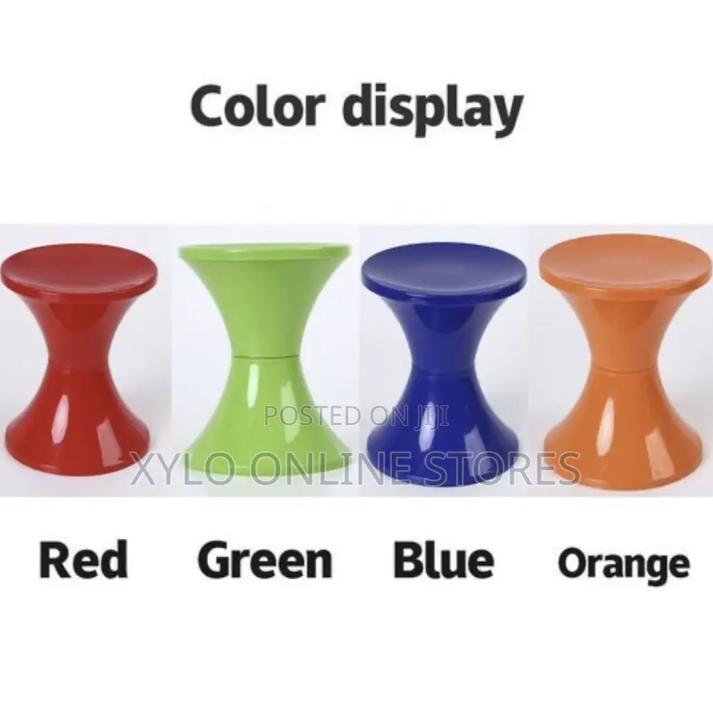 Round Strong Kitchen/Office/Salon Plastic Stool