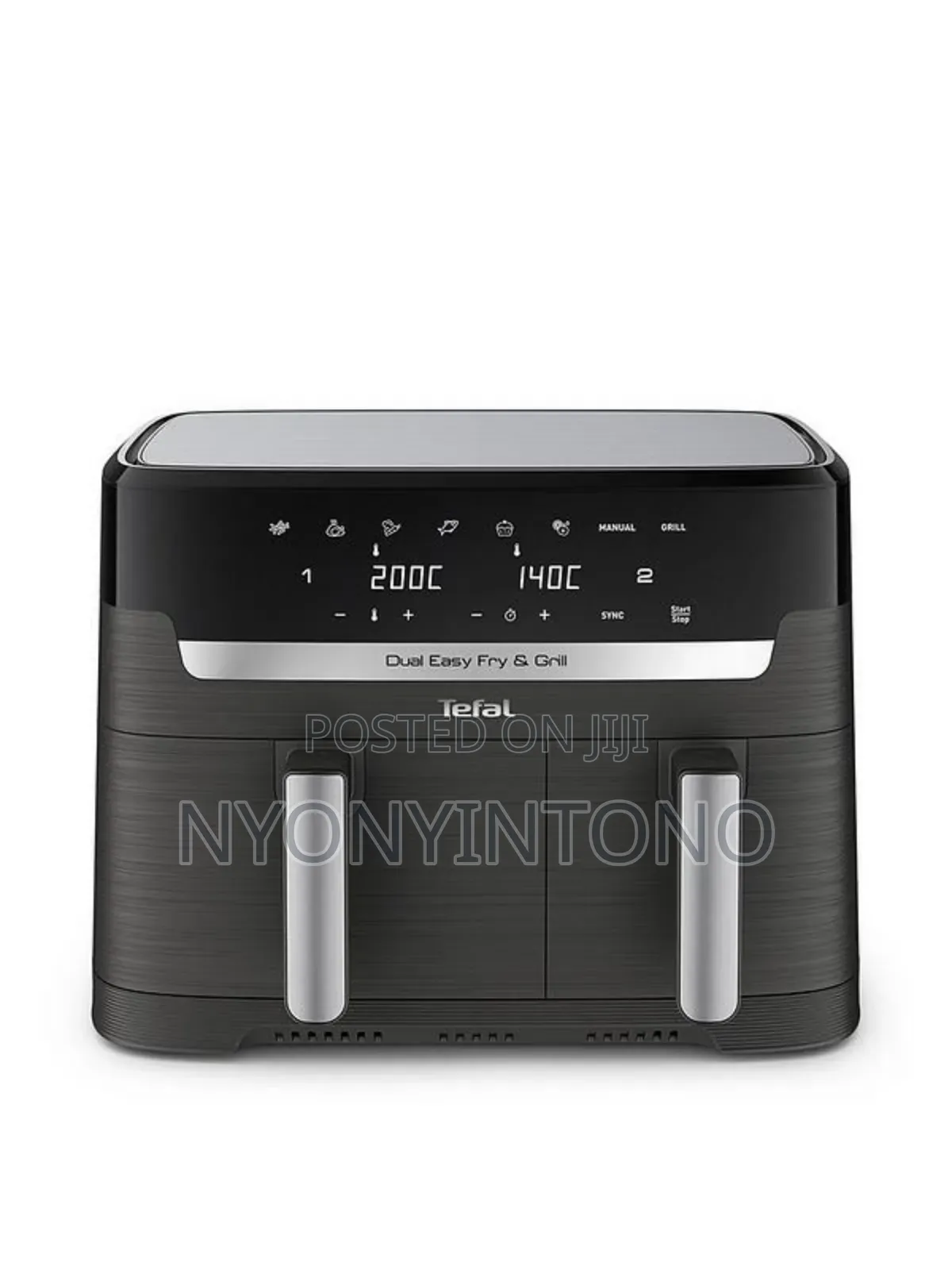 Tefal 8.3l Dual Digital Air Fryer With Programs 2700w Ey901840