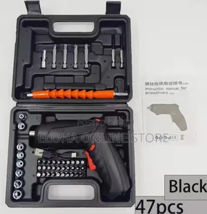 Portable Cordless Electric Screwdriver Kit