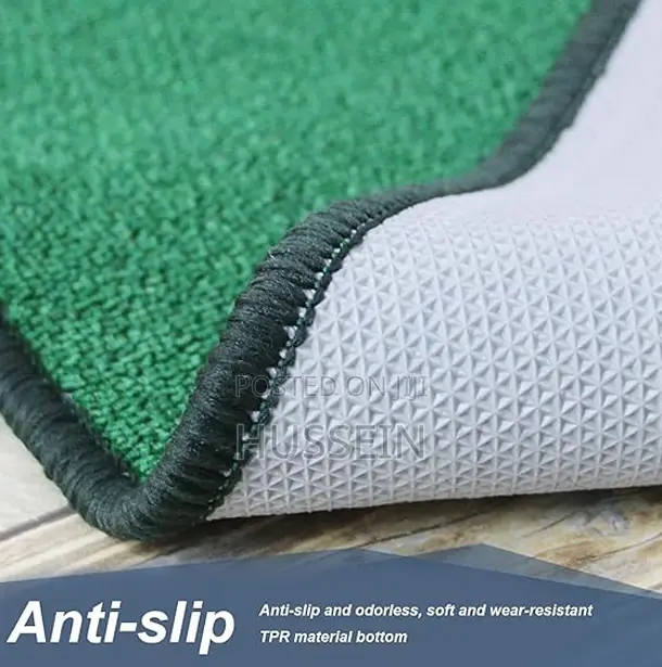 Azonee Indoor Golf Golf Practice Carpet With Alignment Training