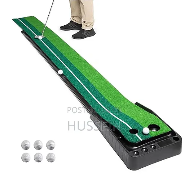 Skade Golf Putting Green Mat With Auto Ball Return System