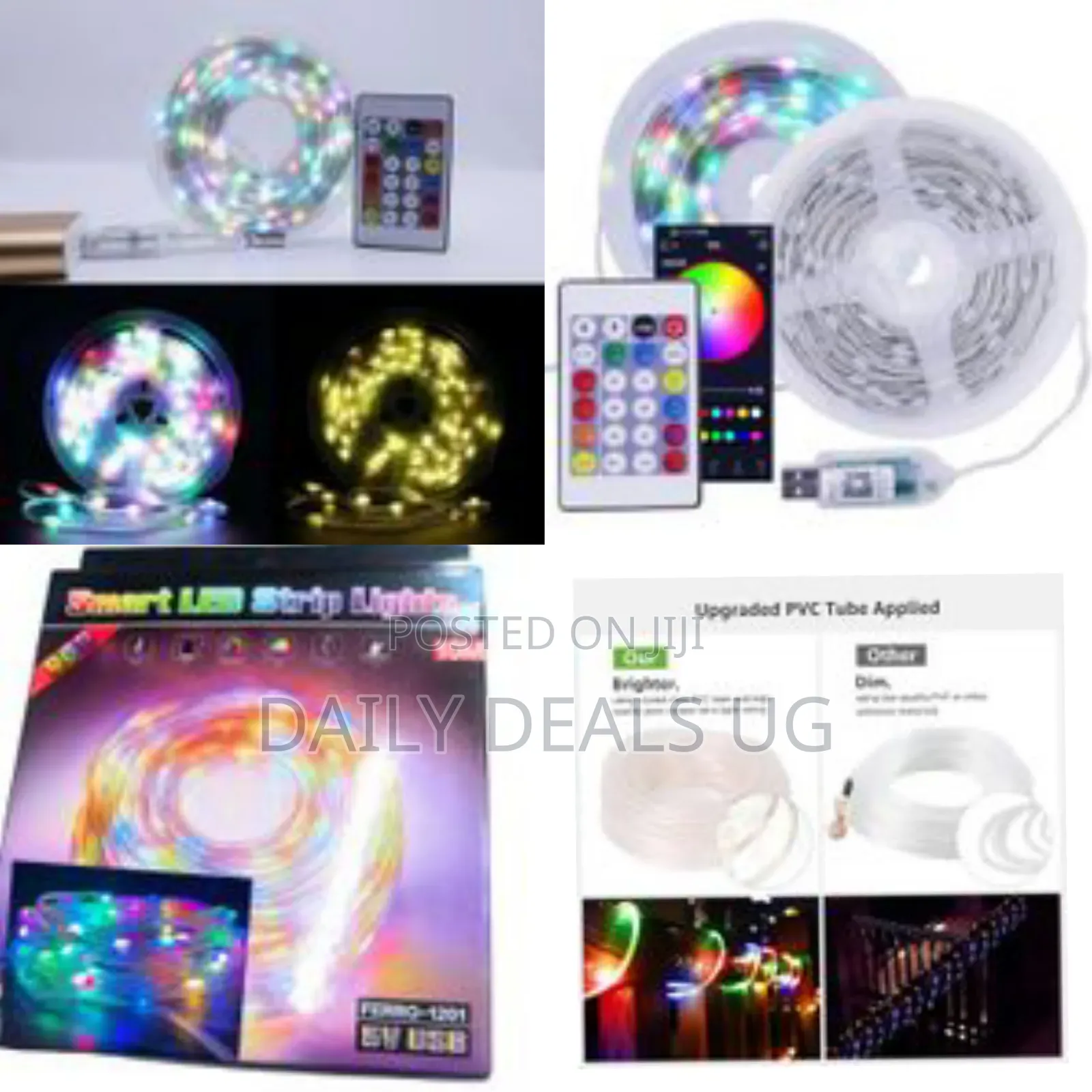 Multi Coloured Outdoor Rope Lights, 10m 100 Led Rgb Sensory Lights