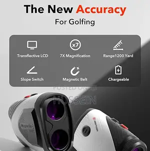 Redtiger Golf Rangefinder With Slope, 1200 Yards Laser Range