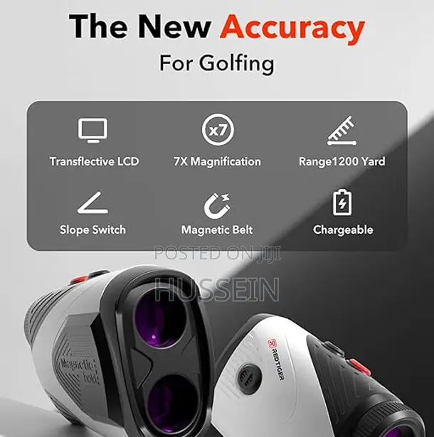 Redtiger Golf Rangefinder With Slope, 1200 Yards Laser Range