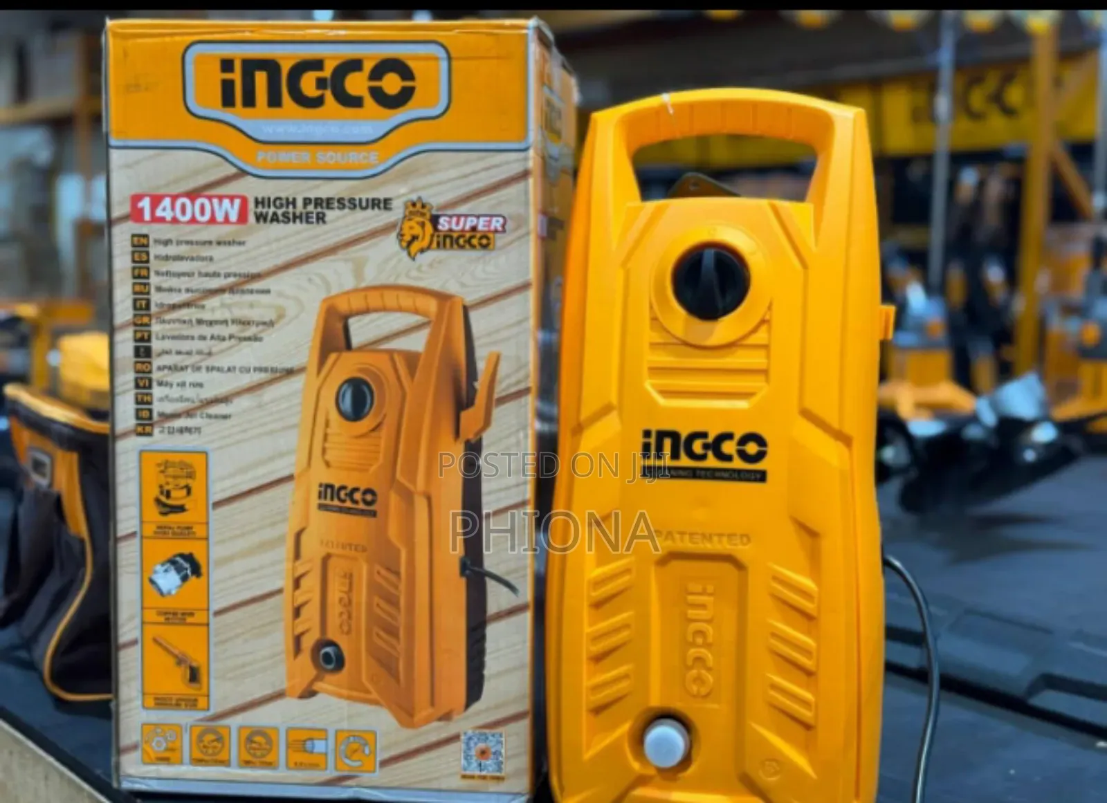 Ingco 1400watts High Pressure Washer