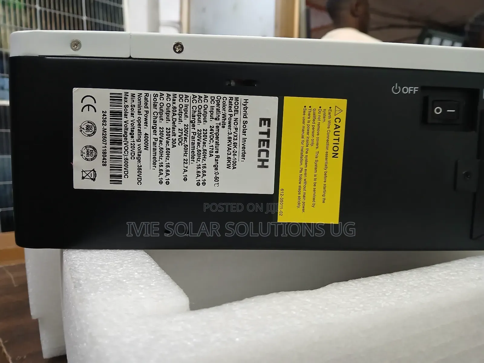 Etech Hybrid Inverter 3600watts