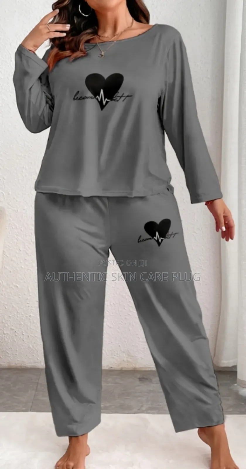 Women's Printed Sleepwear Plus Size Plus Two Piece Set Pajamas