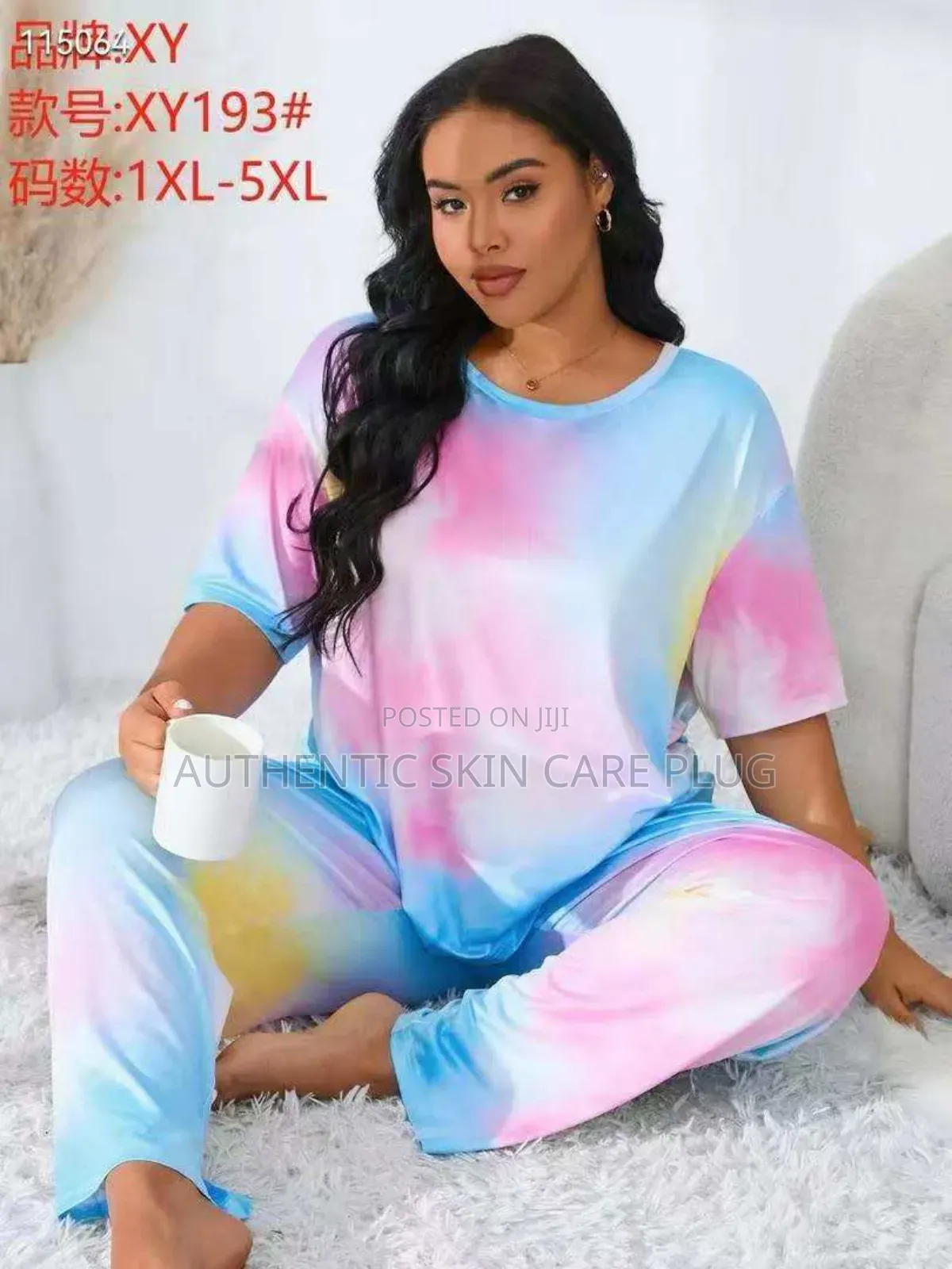 Women's Printed Sleepwear Plus Size Plus Two Piece Set Pajamas