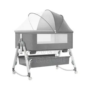 Elegant Baby Cradle Bed With Mosquito Net– Cozy Baby Cradle Bed