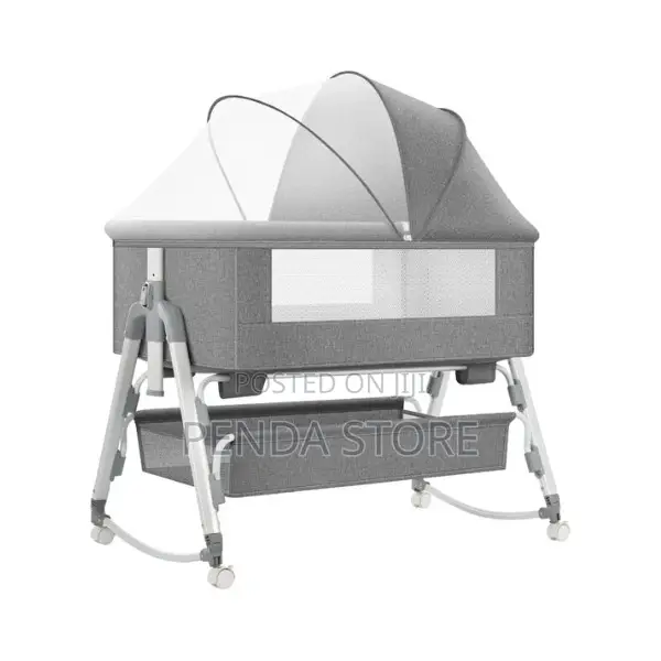 Elegant Baby Cradle Bed With Mosquito Net– Cozy Baby Cradle Bed