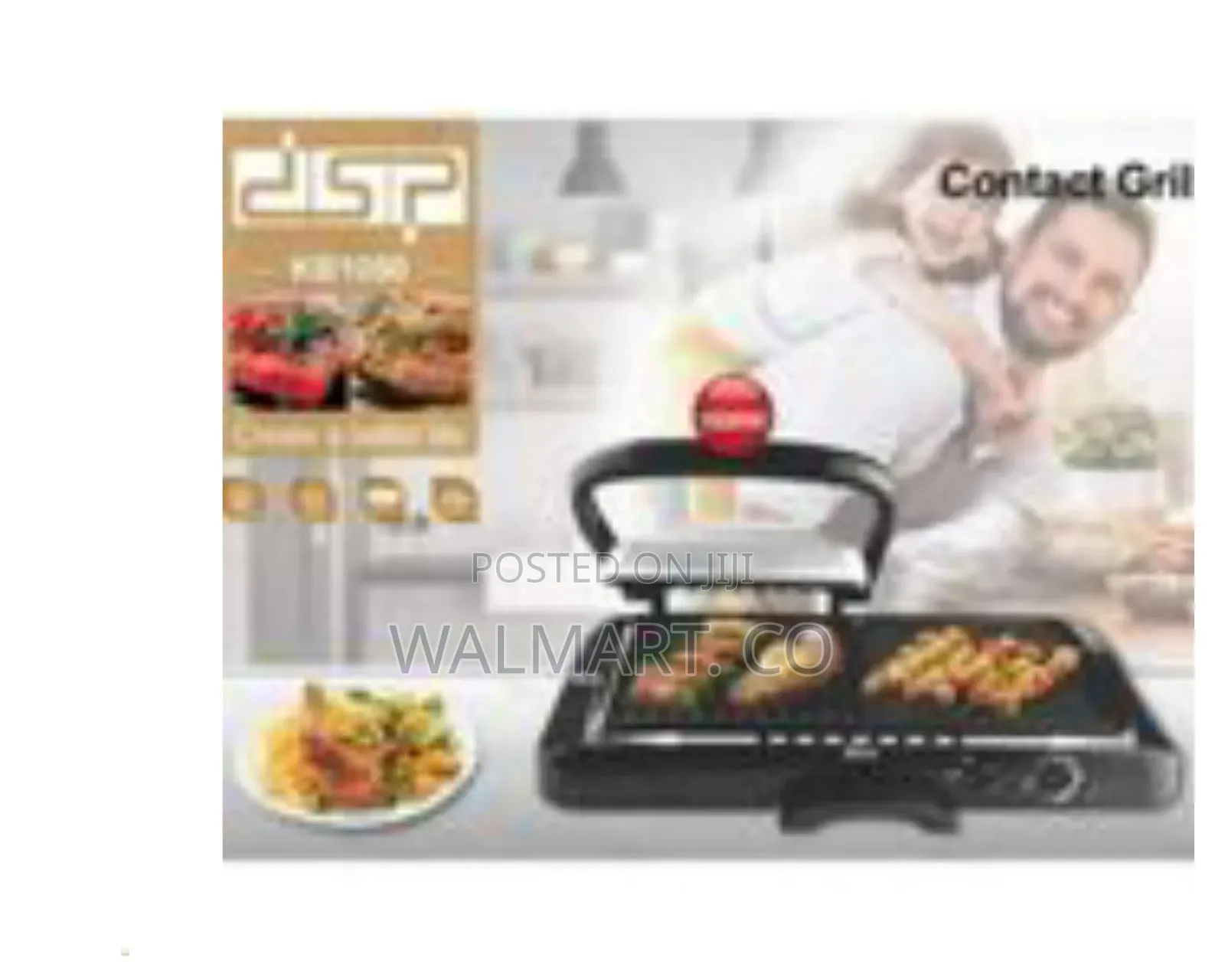 DSP 2 in 1 Electric Grill Portable Nonstick Barbecue Press Machine