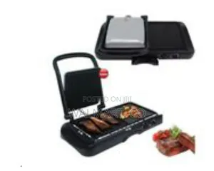 DSP 2 in 1 Electric Grill Portable Nonstick Barbecue Press Machine