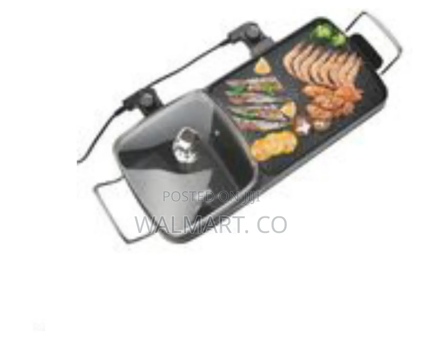DSP 2 in 1 Electric Grill With Casserole Black