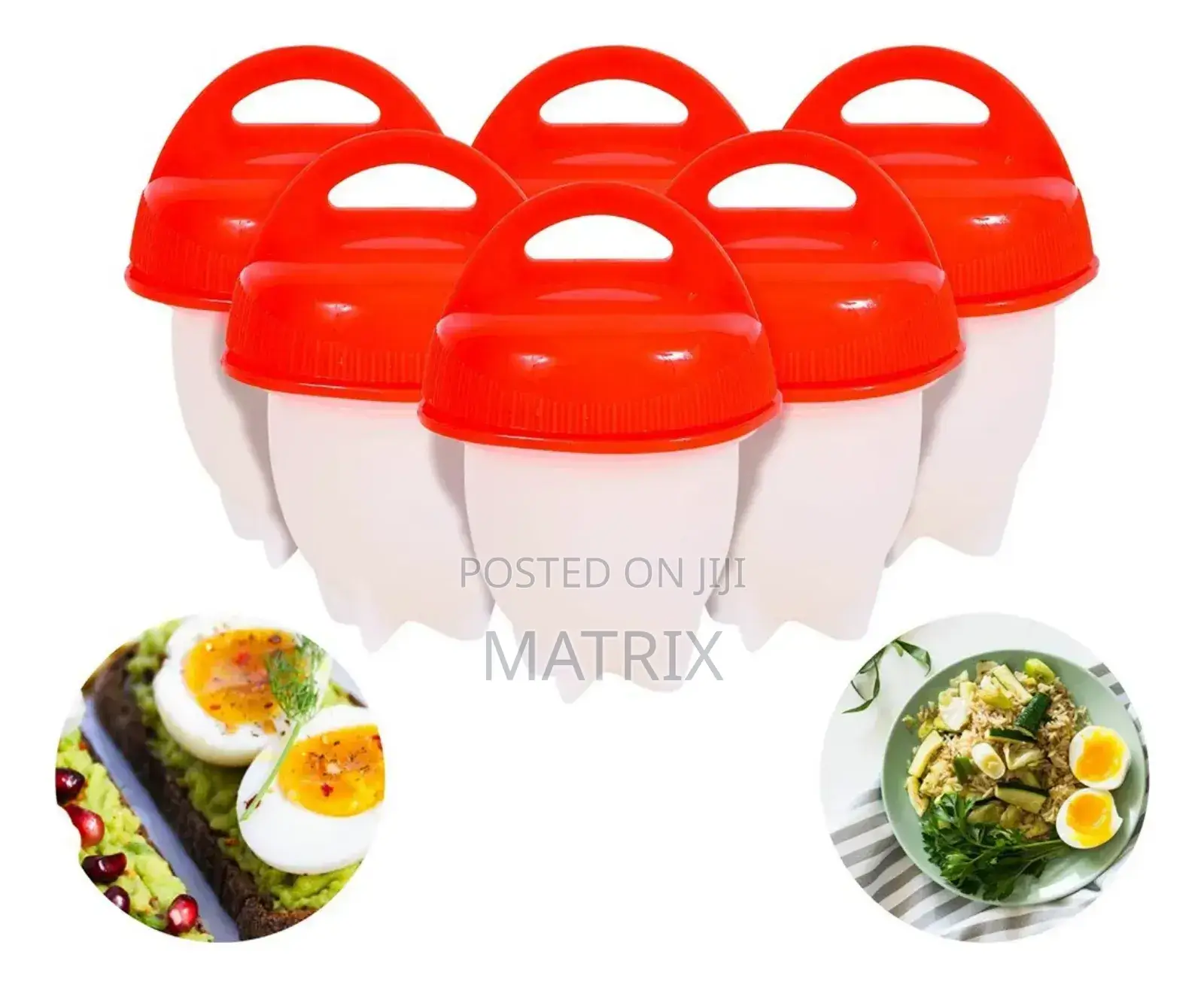 Silicone Egg Boil It Includes Six Silicone Egg Cookers,
