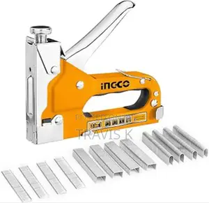 Ingco 3in1 Staple Gun Tucker Tacker Stapler