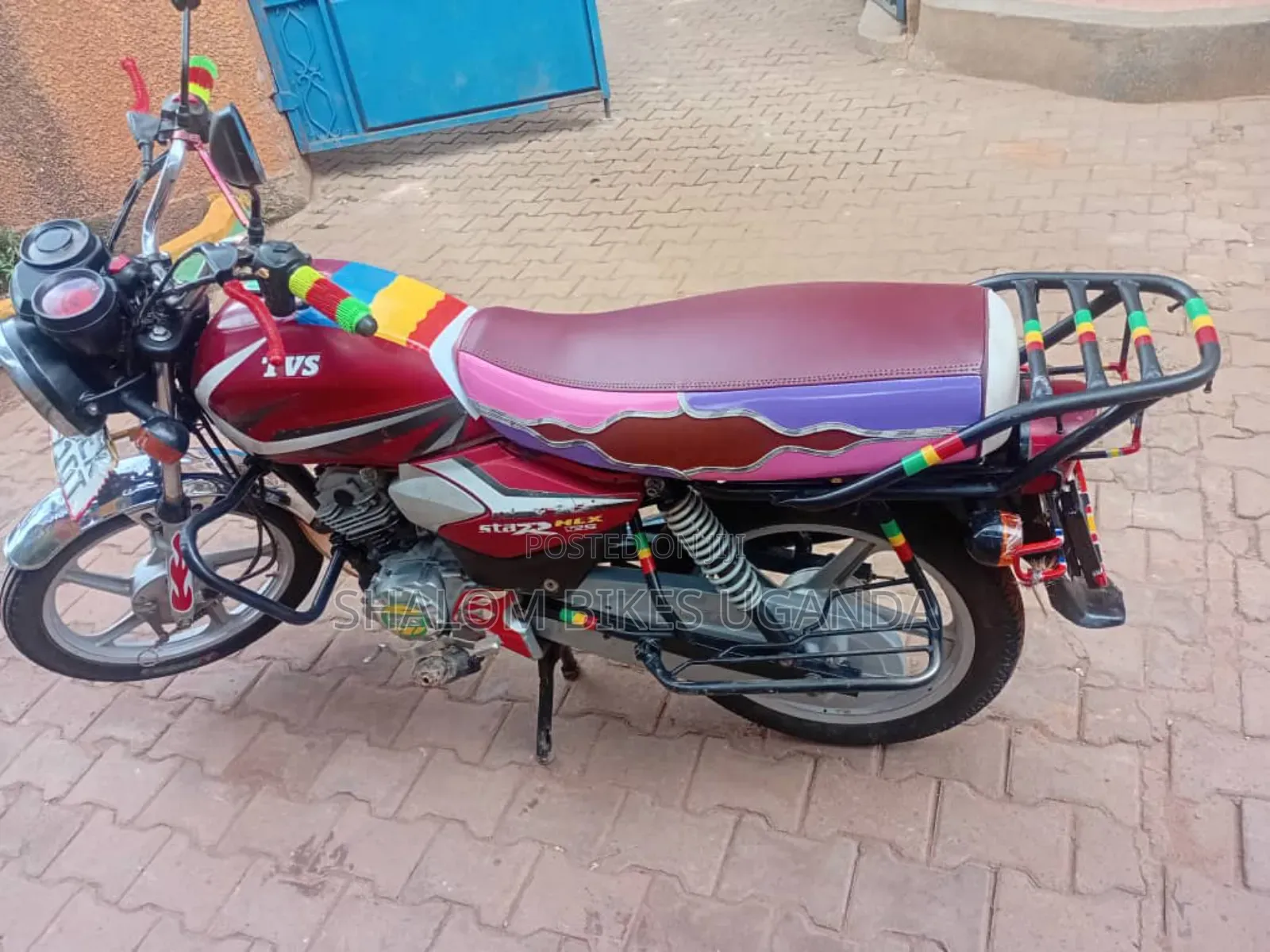 TVS HLX 125 2019 Red